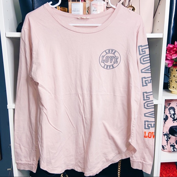 Light Pink Love Long Sleeve - Picture 2 of 3